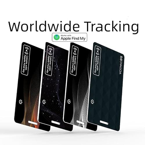Find My M10 Card Tracker. Wallet tracker. Smart Tag & luggage tracker for suitcases. IP67 Waterproof & Rechargeable Finder. Global Positioning air tag alternative on Find My Network (apple IOS only) — view 2