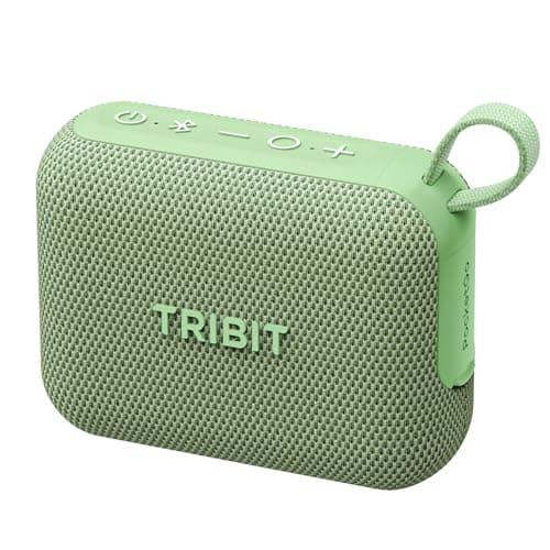 Tribit PocketGo Portable Bluetooth Speaker, 7W, IP68 Waterproof, 20H, Green