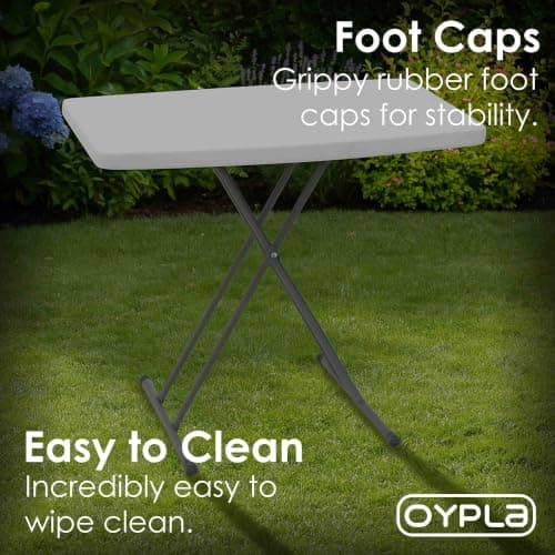 Oypla 2.5ft 76cm Folding Heavy Duty Outdoor Trestle Party Garden Table — view 4