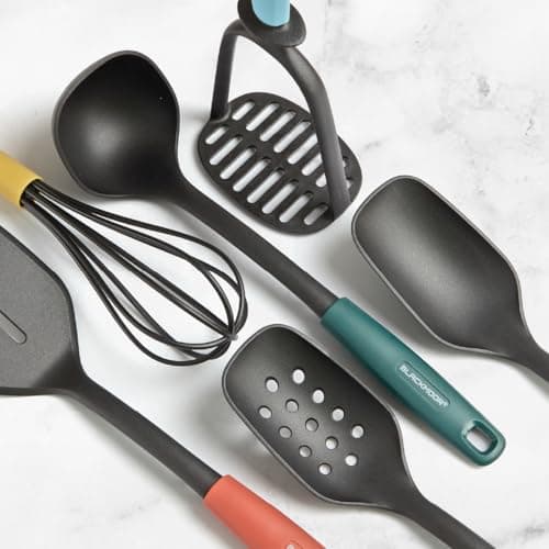 Blackmoor Kitchen Utensil Set 6-Piece with Rotating Stand/Heat-Resistant Nylon/Scratch-Free/Dishwasher Safe/Cooking Tools for All Pan Types 68609 — view 3