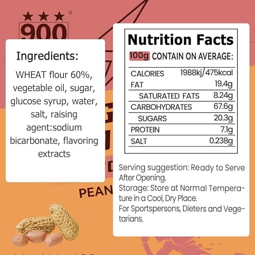 Emergency Survival Food, High Energy Biscuits, Peanut Flavor, 12 Packs — view 2