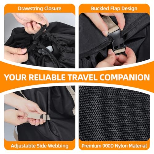 Orzbow Car Seat Travel Bag, Universal Car Seat Bag for Airplane — view 6