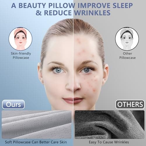 A-Pce Memory Foam Pillow,Standard Size, Medium Firm Support for Neck — view 2