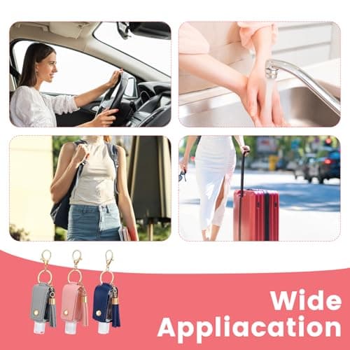 3PCS Hand Sanitiser Gel with Clip,Portable Hand Sanitiser with Clip — view 6