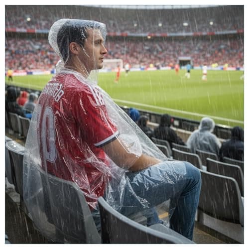 Opret Disposable Rain Ponchos 10 Pack, Emergency Raincoats, Waterproof — view 3