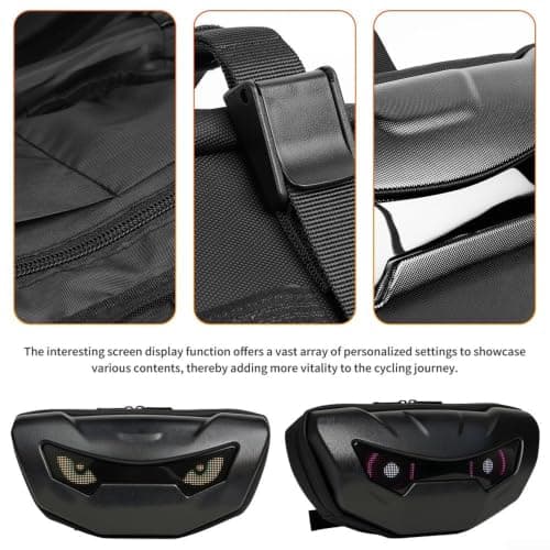 NexRen ABS PC Scooter Front Pack with LED Panel and USB — view 3