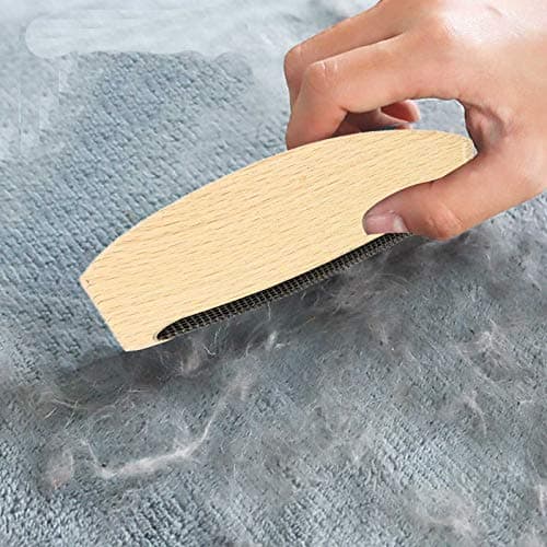 Zngou 3-Piece Cashmere Comb Set - Sweater & Wool Fabric Bobble Remover - Manual De-Pilling Comb With Wooden Handle — view 6
