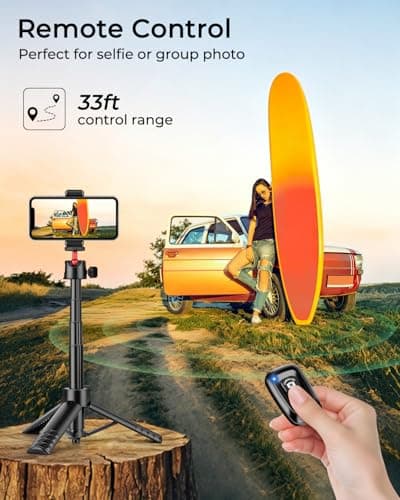 Nineigh 65cm/25.6'' Selfie Stick Tripod for Gopro — view 4
