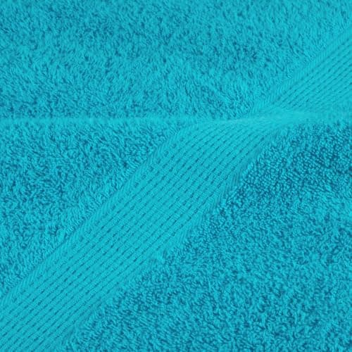 Eclith SOLUND Premium Wash Towels, Pack of 10, Turquoise, 30 x 30 cm, 600 g/m², 100% Cotton, for Bathroom, Sauna, Spa, Fitness, Travel, Hotel, Face, Body, Laundry, Care, Towel Set — view 6