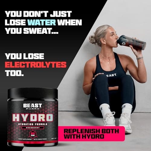 Beast Hydro Shaker Bottle and Electrolytes Sachets Gift Set for Gym Lovers — view 5