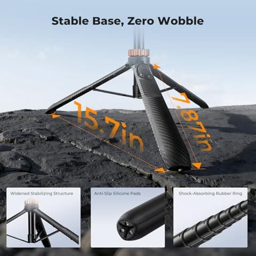 K&F CONCEPT Selfie Stick Tripod, 62''/158cm Phone Tripod — view 2