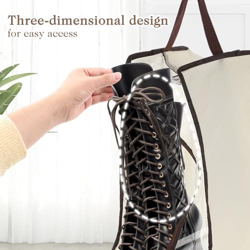 AOZUO 2 Set Boot Storage Bag, Portable Boots Protector Bag — view 4