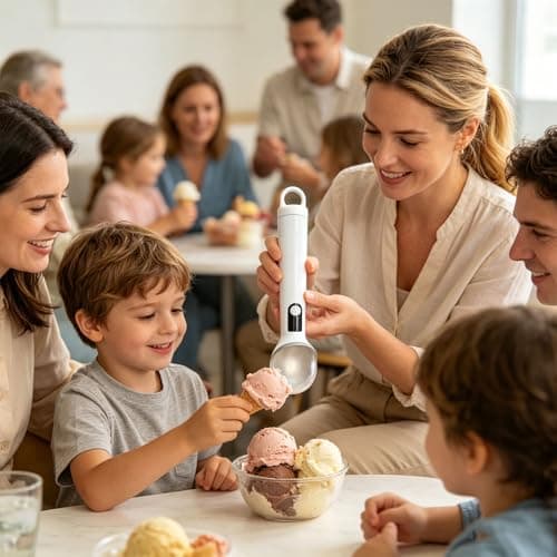Mekalero Intelligent Warming Utensil with USB C Charging and Adjustable Heat Great for Chilled Yogurt Battery Pack Cream Spoon — view 6
