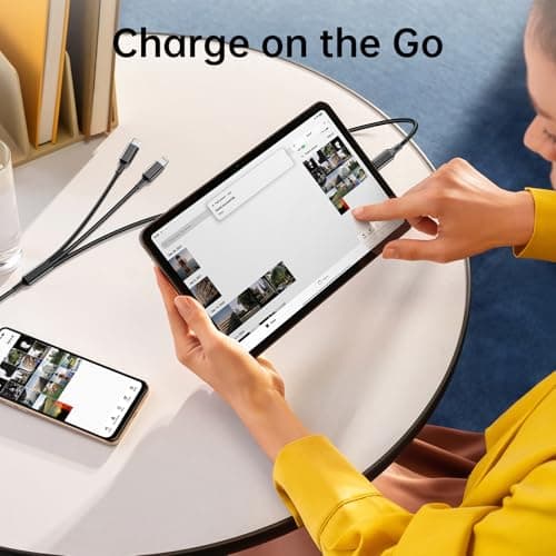 Multi Charging Cable 2Pack 6.6FT/2M,3 in 1 Charging Cord for iPhone,Samsung — view 6