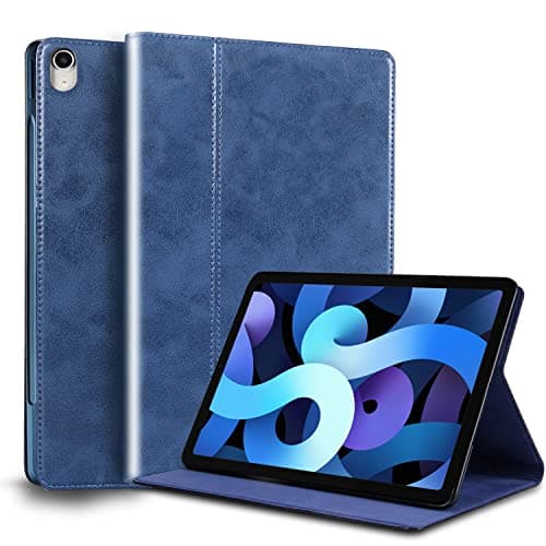 Gexmil Leather Case for iPad Air 11 Inch M4/M3/M2,10.9 Inch,Blue