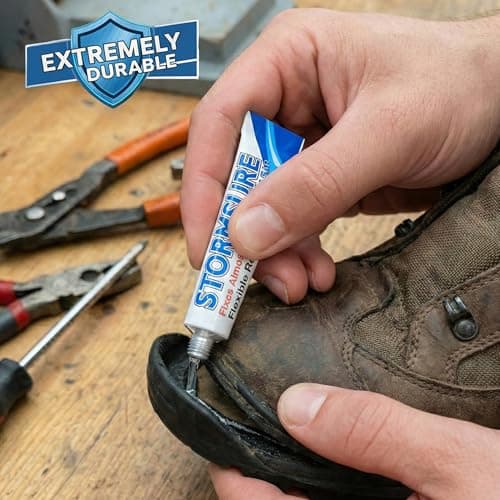 Stormsure Boot and Shoe Repair Kit - Strong, Durable and Flexible Repair to Soles and Uppers. Long Lasting and Easy-To-Use — view 2