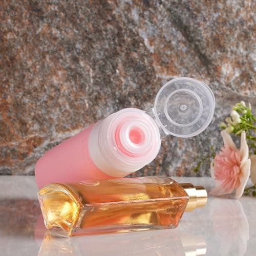 INSFIT 23 Pack Travel Bottles for Toiletries, TSA Approved Silicone Travel Size Toiletries with Toiletry Bag, BPA Free Leak Proof Refillable Travel Essentials for Shampoo Conditioner Lotion — view 3
