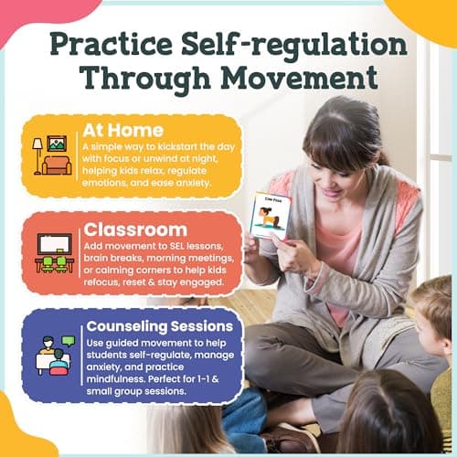 Yoga Cards for Kids – Fun and Educational 34-Card Set for Mindfulness, Yoga Poses, and Physical Activity – Perfect for Kids — view 5
