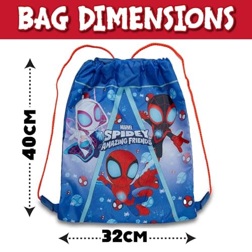 Marvel Spidey Kids Drawstring Bag PE Kit Gym Swim Travel Sack — view 3