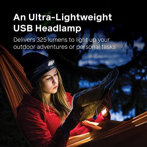 BioLite HPB0311 Ultra Lightweight & Bright Headlamp 325 Lumens USB Rechargable - Ocean Teal — view 2