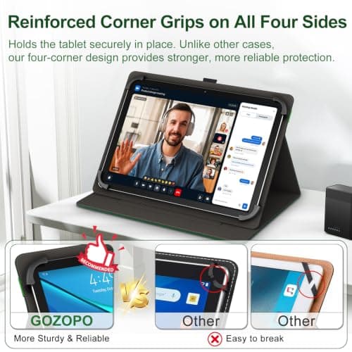 GOZOPO Universal Case for 10.1 inch Tablet/Android 16 Tablet 11 inch — view 3