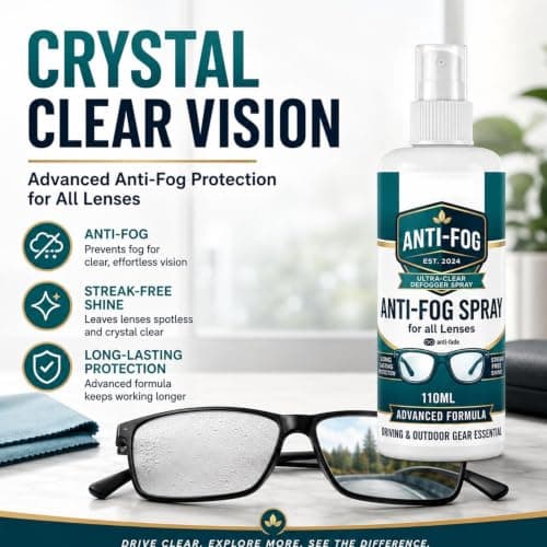 Anti Fog Spray for Glasses Streak-Free Quick-Dry Eyeglass Cleaner — view 4