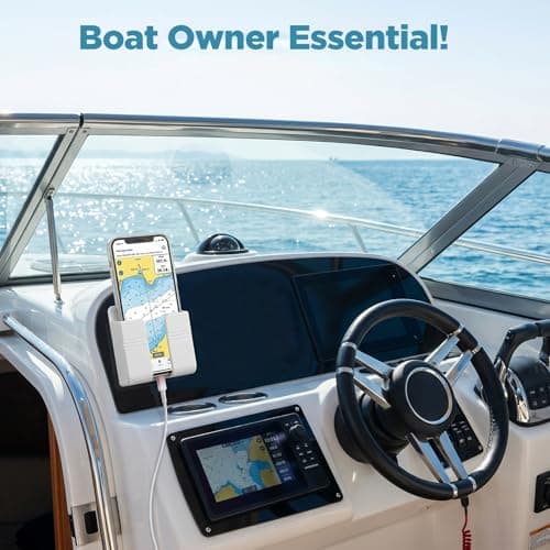 2 Pcs Wall Phone Holder for RV, Boat, Camper, Dorm, Apartment, Bedroom — view 6