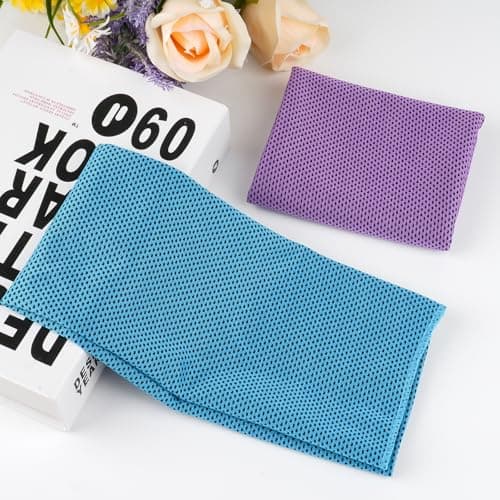 Cooling Towel, 2 Pack Soft Breathable Gym Towels,Microfibre Sweat Towels — view 5