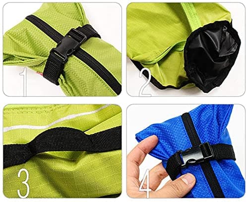 DUBENS Walking Stick Bag, Trekking Poles Carry Bag Zipper Waterproof Walking Stick Hiking Poles Storage (Blue) — view 5
