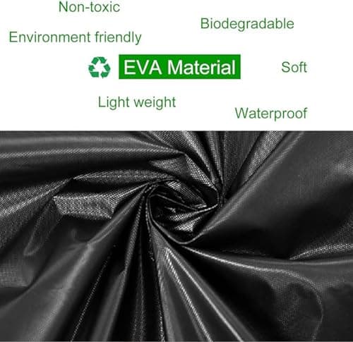 YANKUIRUI Waterproof Adult Rain Poncho, Reusable Lightweight Rain Coat with Hood, Portable Emergency Poncho for Family Outdoor Activity, 2 Pcs — view 5