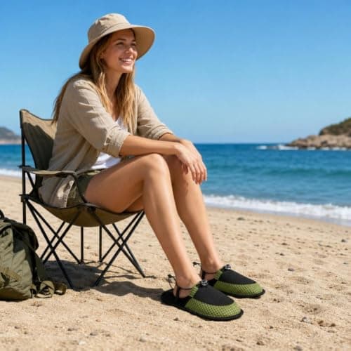 Ultralight Camp Shoes Foldable Canvas Slippers for Hiking and Travel — view 4
