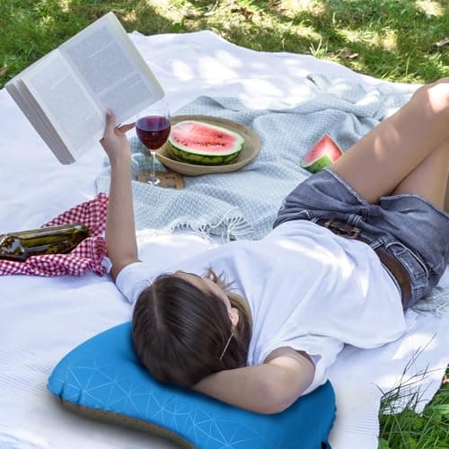 Crisonky Camping Pillow,Ultralight Inflatable Travel Pillow for Backpacking — view 6