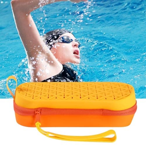 Swimming Goggles Case Waterproof Portable Eyeglass Holder with Drain Hole — view 3