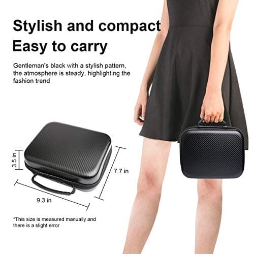 Bysameyee Original LCD Digital Microscope Carrying Case, Ultra Big Size Storage Bag Box for USB/WiFi/LCD Screen Handheld Portable Microscope Camera Endoscope Magnifier Pocket Microscope — view 5
