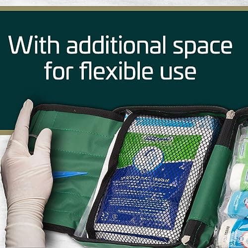 Astroplast 90 Piece Premium Kit Includes Eyewash, 2 x Cold (Ice) Packs and Emergency Blanket for Home, Office, Car, Caravan, Workplace, Travel - First aid Kit Bag — view 3