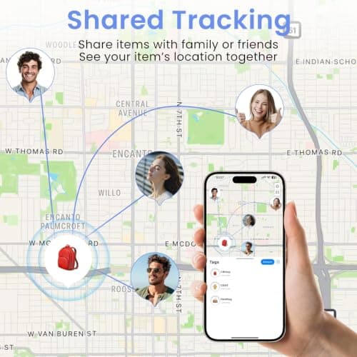 GPS Tracker for Vehicles, Mini Car Tracker Tag with App, No Monthly Fee — view 4