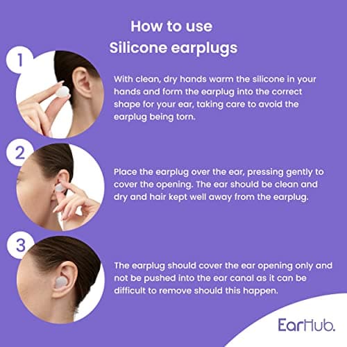 EarHub - Sleepwell Soft Premium Silicone Aloe Vera Earplugs 6 Pairs of Reusable & Custom Fit, Best Used for Sleep, Travel, Water Sports, Work, Study & Concerts. Case Included. — view 5