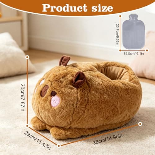 Zogxyc Foot Warmer with 1L Hot Water Bottle, Hot Water Bottle for Feet — view 2