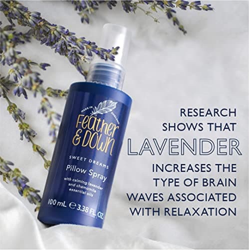Feather & Down Straight to Sleep Gift Set (50ml Pillow Spray & 50ml Body Lotion) - The perfect sleep duo, infused with lavender & chamomile essential oils. Vegan Friendly & Cruelty Free. — view 6