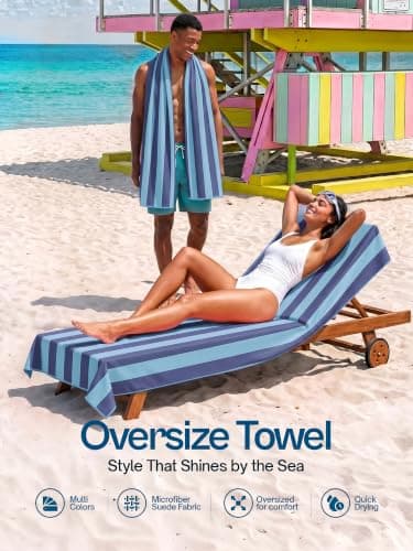 Utopia Towels - 1 Pack Microfiber Beach Towel (81 x 180 CM) — view 3
