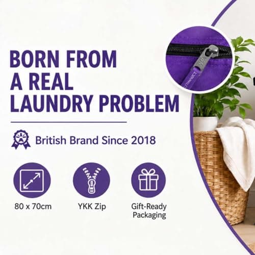Pet Laundry Bag | Stops Pet Hair Blocking the Washing Machine | Cotton Jumbo Size Wash Bag, YKK Zip, Ideal For Dog Cat Horse — view 5