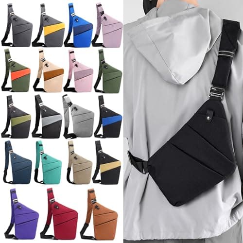 Anti-Theft Crossbody Bag for Women, 2025 New Anti-Theft Travel Bag, Shoulder Bag, Anti-Theft Design for Travel, Sports, Einheitsgröße — view 2