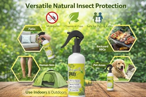 Natural Citronella Spray- 500ml – Plant-Based Insect Repellent & Outdoor Freshener – Long-Lasting Protection for Home, Garden, Camping & Pets – Eco-Friendly, Non-Toxic Formula (500ml) — view 4