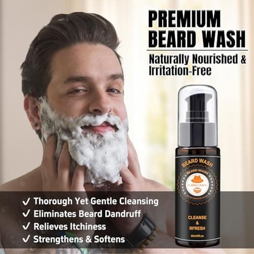 XIKEZAN Beard Grooming Kit for Men Gifts-Soften,Soothe Beard Good Scent — view 3