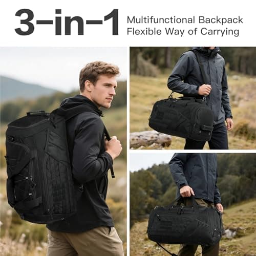 TONRUYN Tactical Gym Bag for Men 45L Sports Duffle Holdall Bags for Travel — view 2