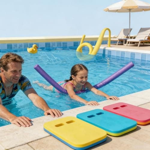 Swimming Noodle With Connector Set Safe And Buoyant Quick Assembly — view 2