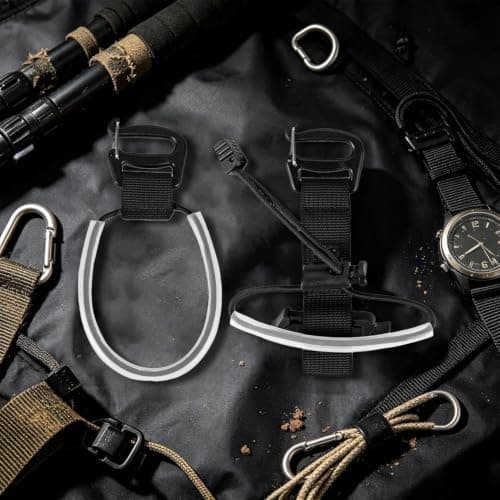Backpack Hiking Stick Holder Hands Free Trekking Pole Strap — view 3