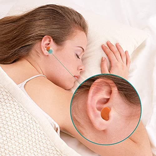 30 Pairs Earplugs for Noise Cancelling Ultra Soft Foam Ear Plugs for Sleeping Snoring Noise Cancel Reusable Earplugs — view 4