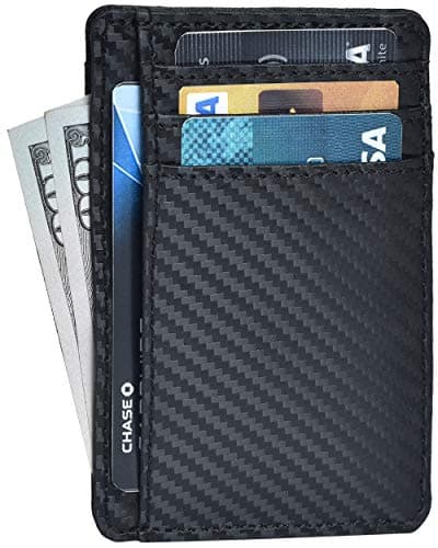 Oak Leathers Leather Wallet for Men & Women - RFID Wallet Slim Credit Card Holder 1 ID Window Thin Wallets Front Pocket