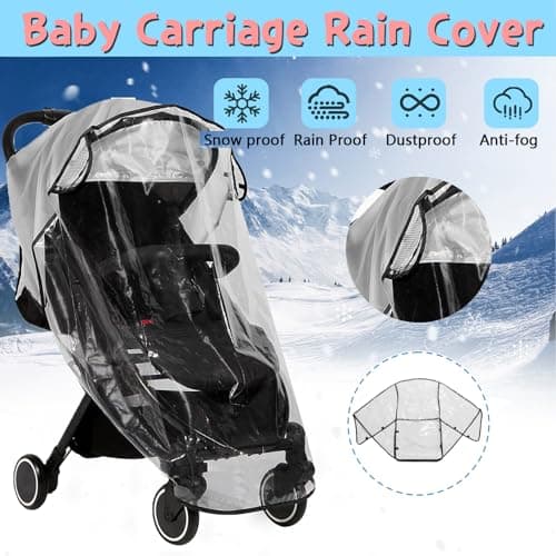 Universal Rain Cover for Pushchair,Windproof&Waterproof Pram RainCover,1pcs — view 3